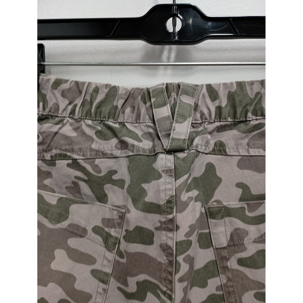 Duluth Trading Co Jogger Pants Womens 12 Green Camo Cargo Utility Outdoor - Picture 7 of 14